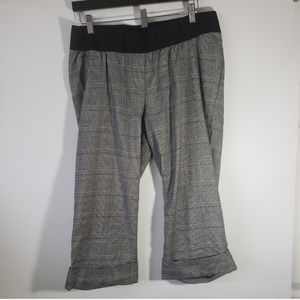 Liz Lange Maternity For Target Capri Pants Blk/Wht